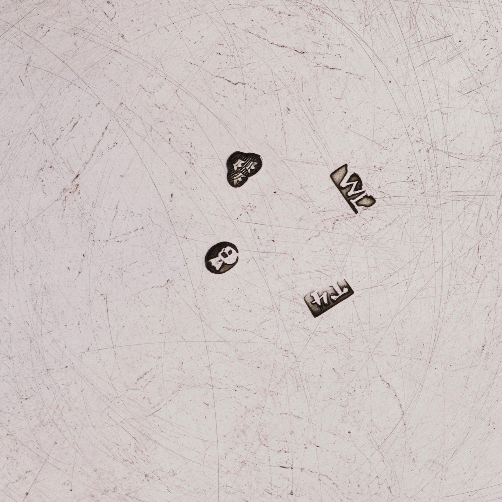 Toiletteaskar, 4 st, silver, olika mästare 1849-1854.