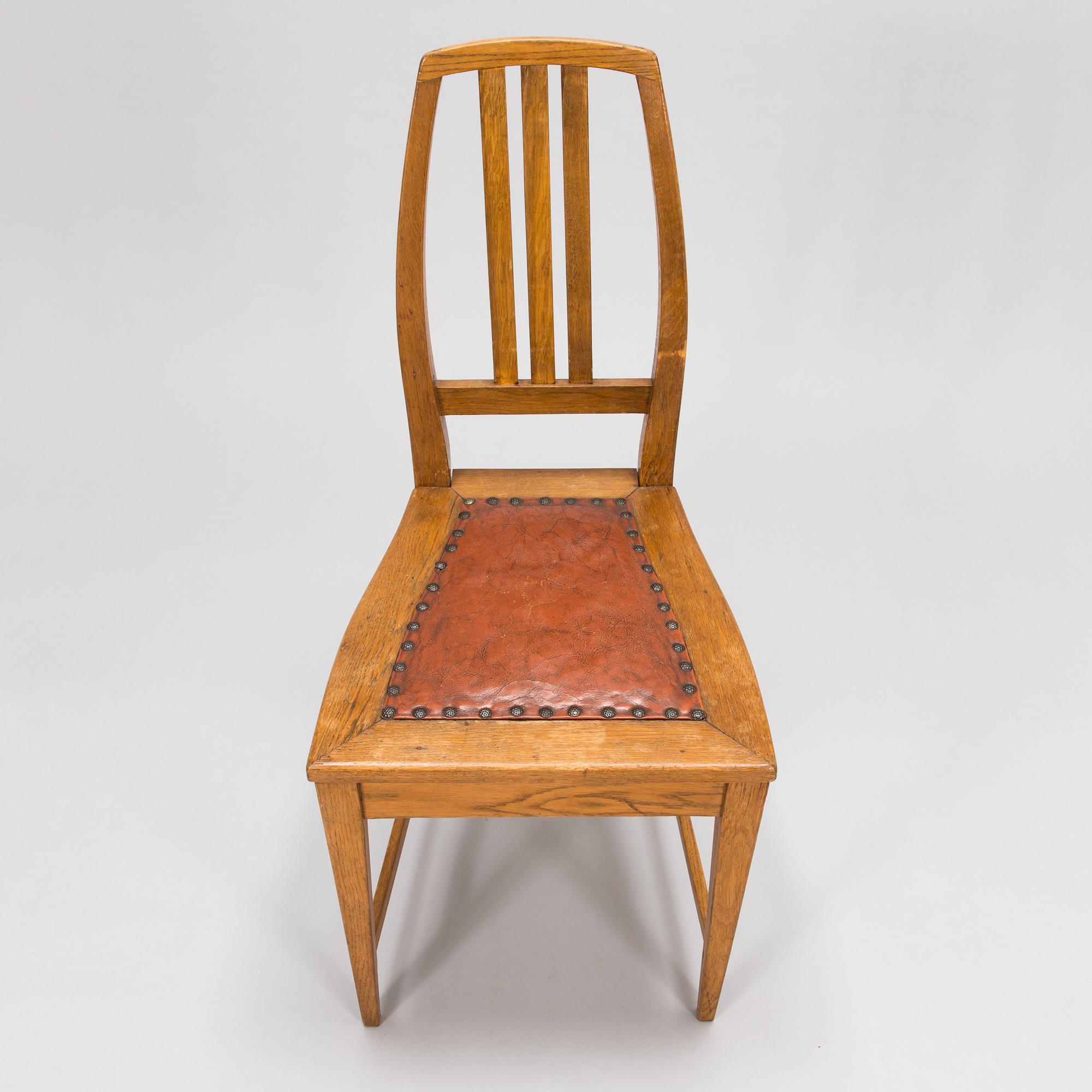 Louis Sparre, a chair for Aktiebolaget Iris. Around 1900.