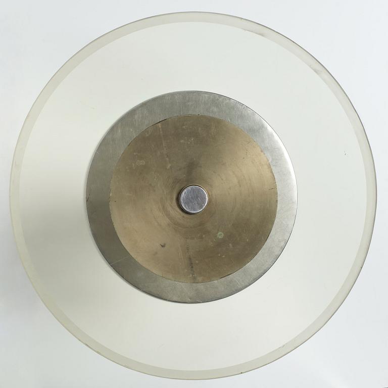 Axel Einar Hjorth, a "Typenko"  glass and steel table, produced by Nordiska Kompaniet, Sweden 1930´s.