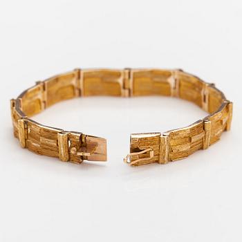 Björn Weckström, A 14K gold bracelet "Cascade". Lapponia 1969.