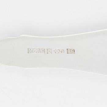 Skedar, 24 st, silver, modell Uppsala, GAB, Lidköping/Uppsala, 1962-76.