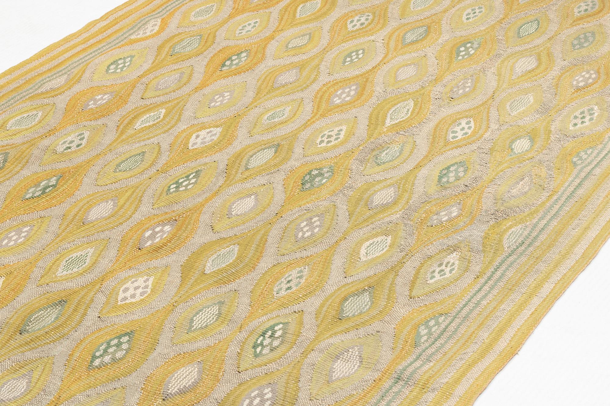 Barbro Nilsson, a drape, "Kärnfrukt", a tapestry variant, ca 227 x 104 cm, signed AB MMF BN.