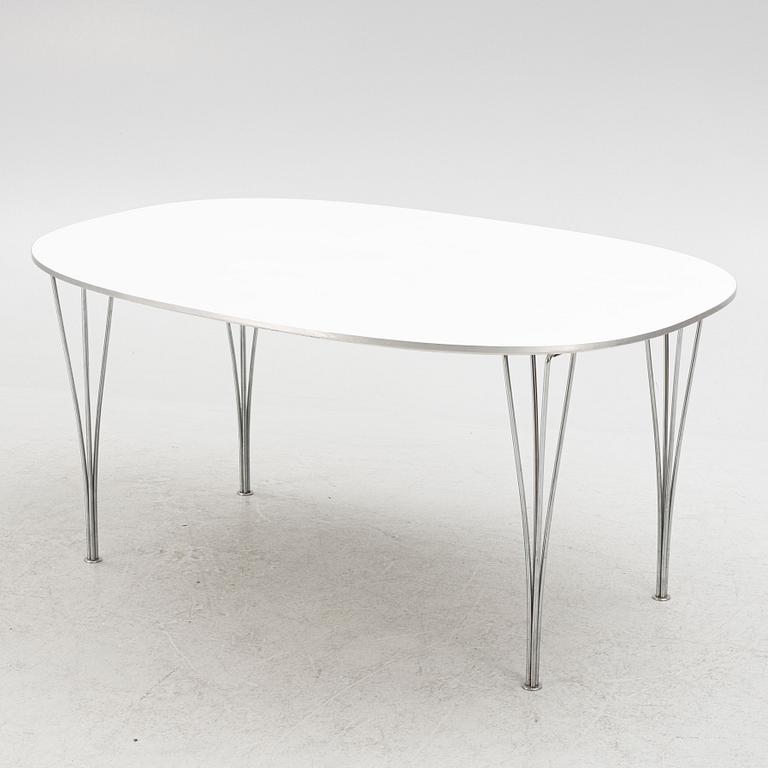 Bruno Mathsson & Piet Hein, a dining table, 'Superellips', Fritz Hansen, Denmark, 1988.