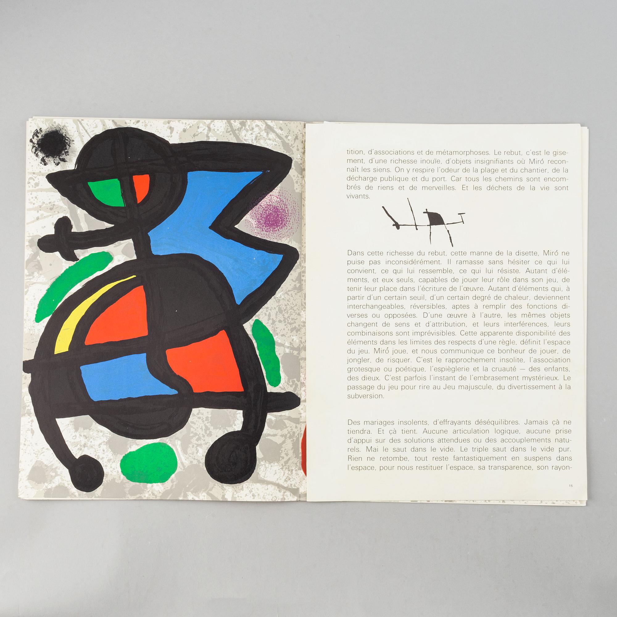 ART MAGAZINES, 3 numbers, Derrière le miroir, between 1970-1981.