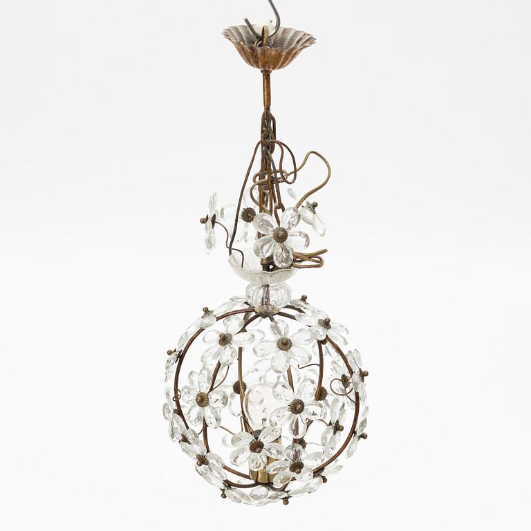 A ceiling lamp, second half of the 20th century.