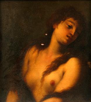 OKÄND KONSTNÄR, olja på duk, efter Guido Reni. 1700/1800-tal.
