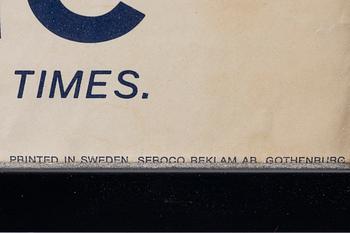 Swedish American Line, advertising poster, 1960s/70s.