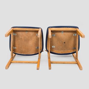 Lasse Ollinkari, stolar, 7 st, "Ervi-stolen", för Artek, 1960-tal.