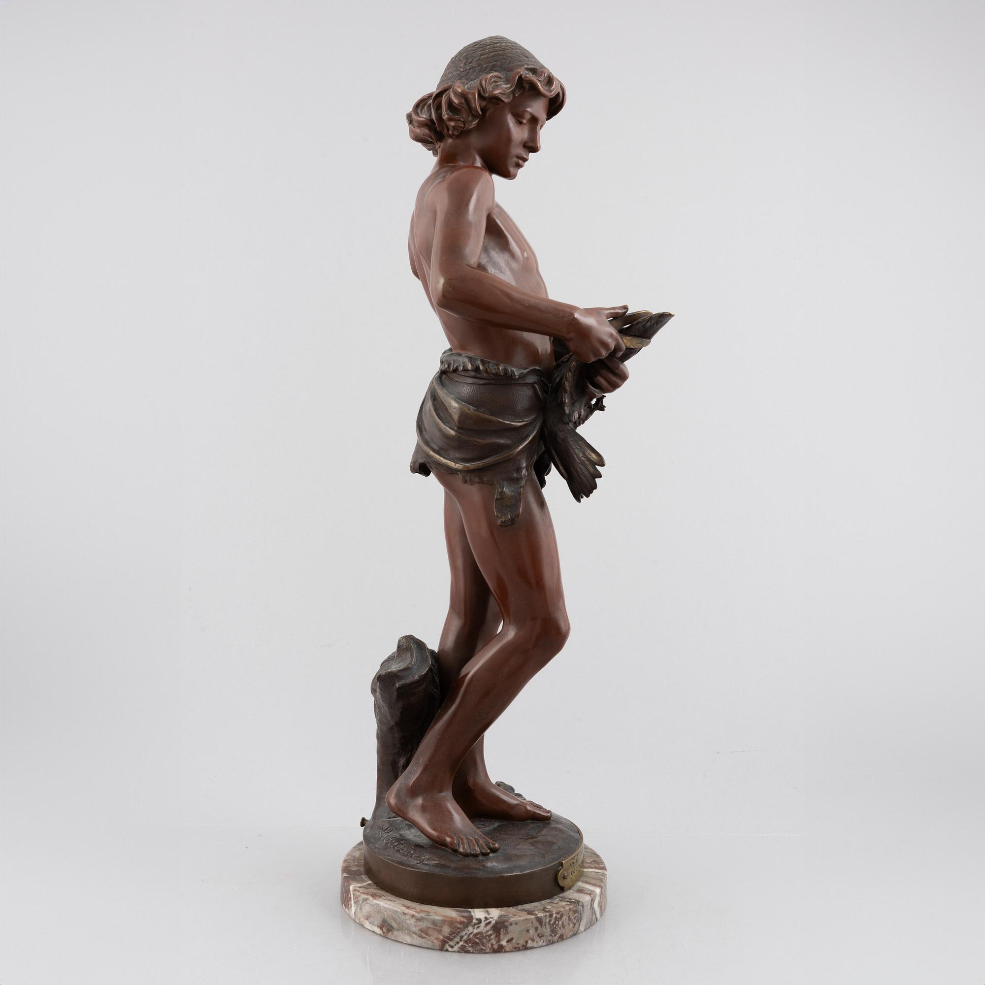 Jean Louis Grégoire, "L'oiseleur".