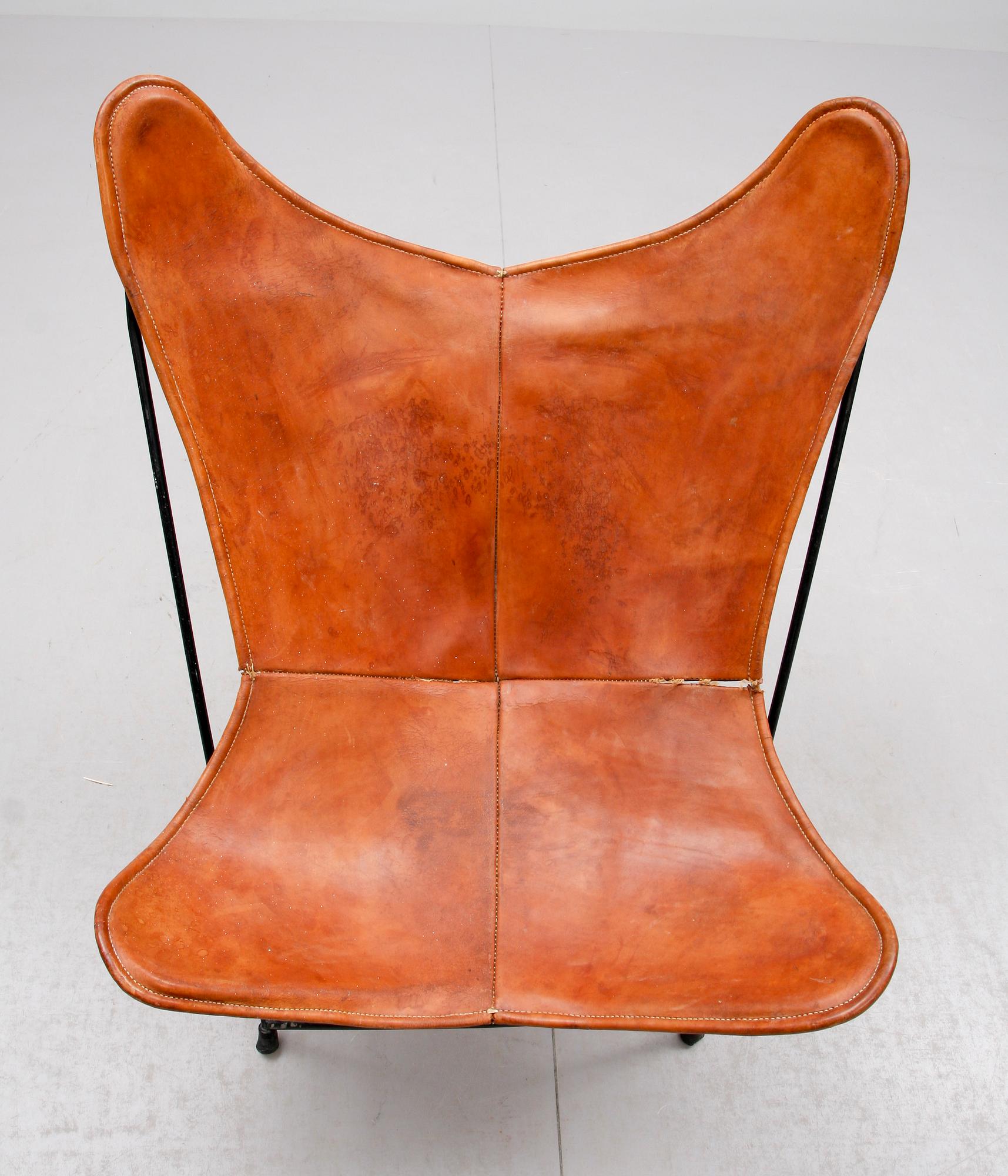 FÅTÖLJ, "Fladdermus", 1950/60-tal.