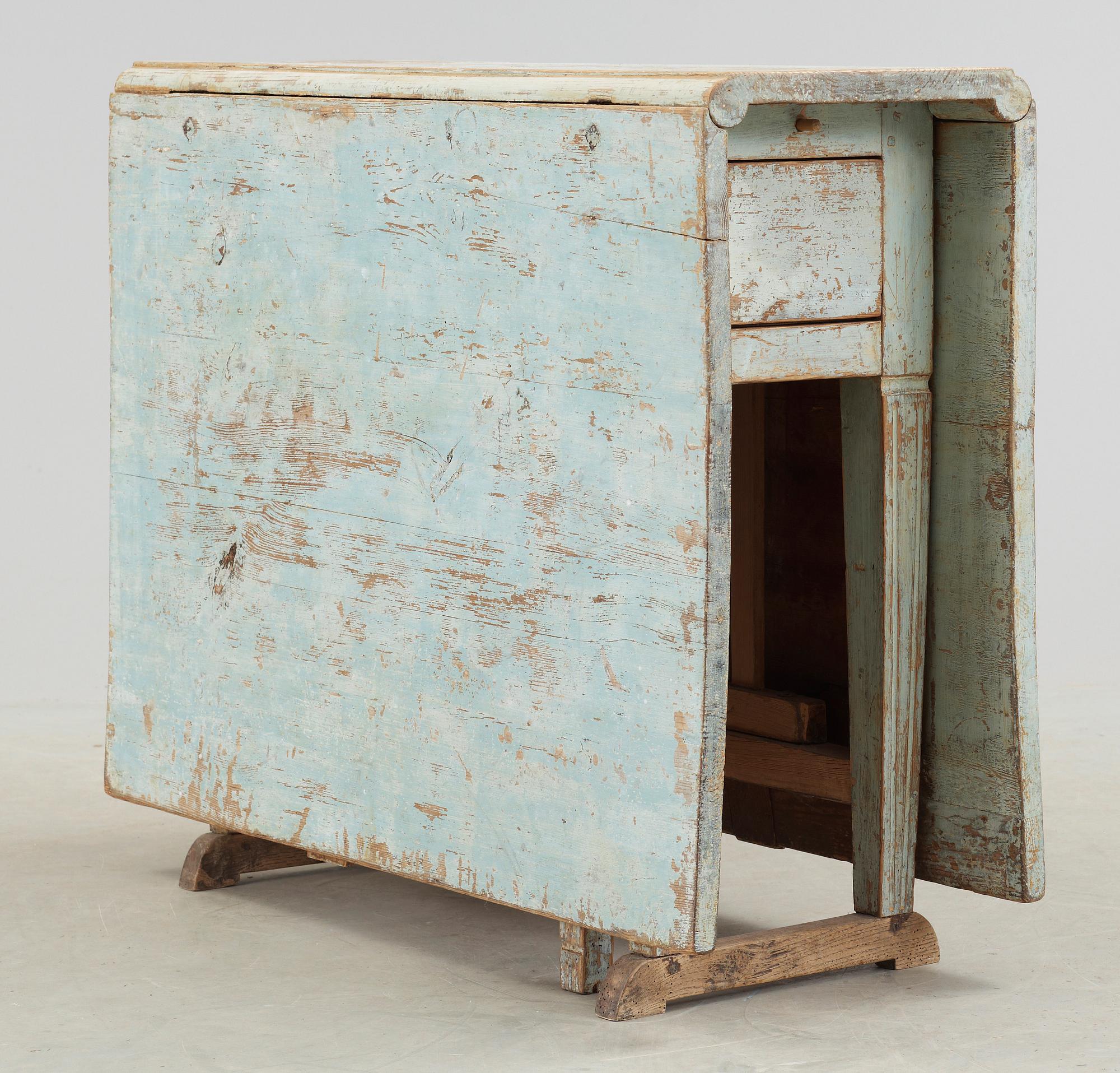 SLAGBORD, allmoge, 1800-tal.