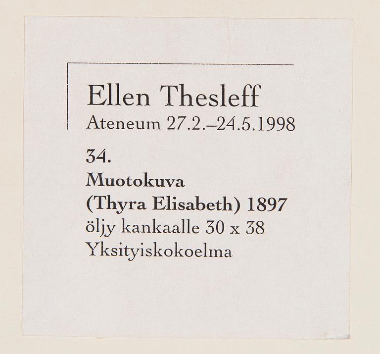 Ellen Thesleff, Muotokuva (Thyra Elisabeth).
