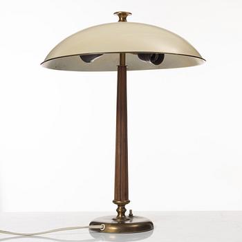 Erik Tidstrand or Bertil Brisborg, a table lamp model "15625", Arvid Böhlmarks Lampfabrik, Stockholm, 1950s-60s.