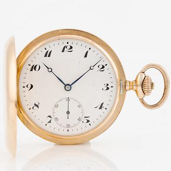 Pocket watch, hunter, 51 mm.