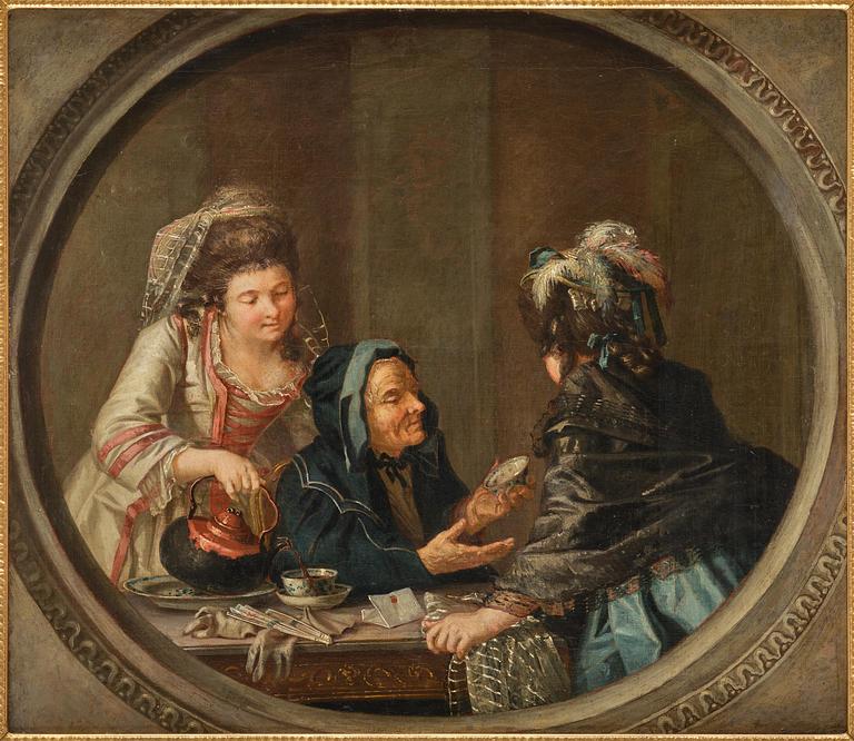 Pehr Hilleström, "Hos spåkvinnan" (At the fortune teller).