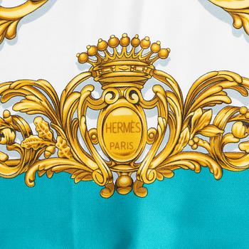 Hermès, scarf, "Carriages D'Or".