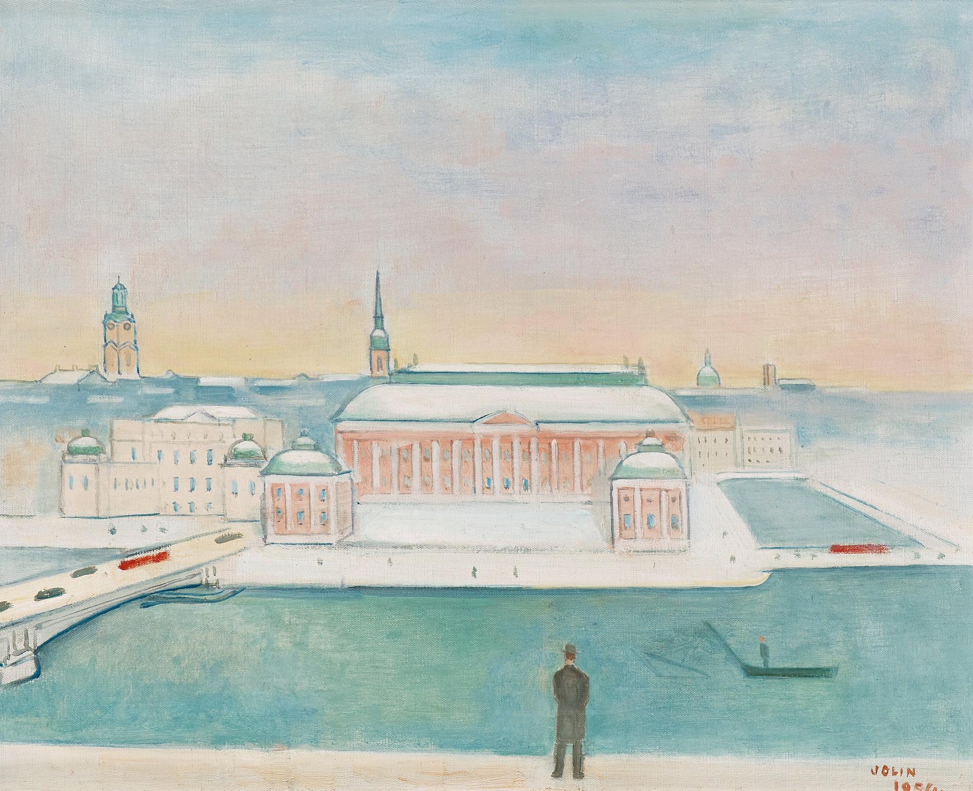 Einar Jolin, Utsikt mot Riddarholmen.