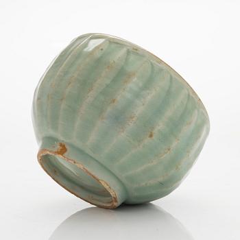 A 'Longquan' celadon-glazed 'lotus' bowl, Southern Song dynasty .