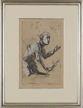 KUUTTI LAVONEN, etsning, sign. o dat. 2004, nr 18/35.