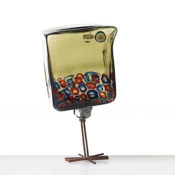 Alessandro Pianon, fågel, "Pulcino", Vistosi, Italien, 1960-tal, modell S191.