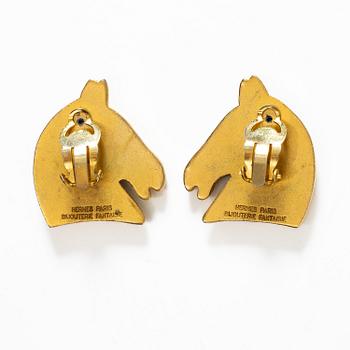 Hermès, örhängen, ett par.