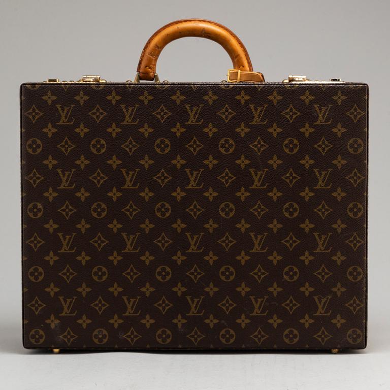 LOUIS VUITTON, a vintage 'President' monogram canvas briefcase.