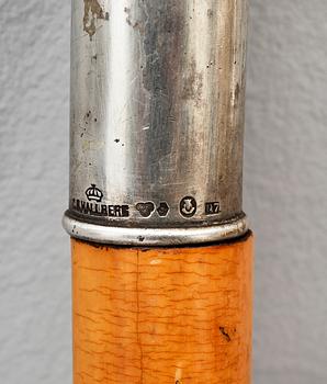 PARTI KÄPPAR, 4 st, silver och trä, 1900-tal.