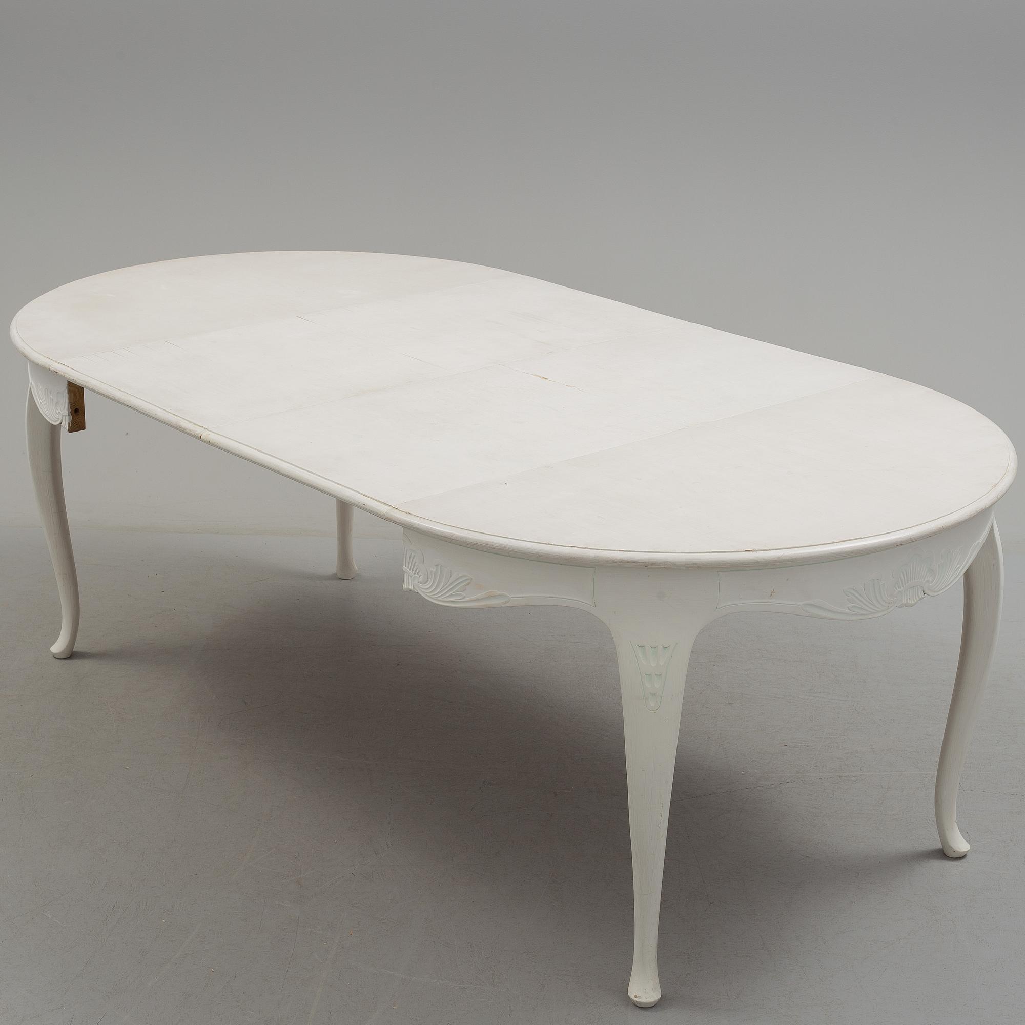 a rococo-style dining table from the 20th century.