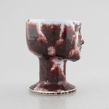 Lisa Larson, vas, stengods, troligen prototyp, Gustavsberg.