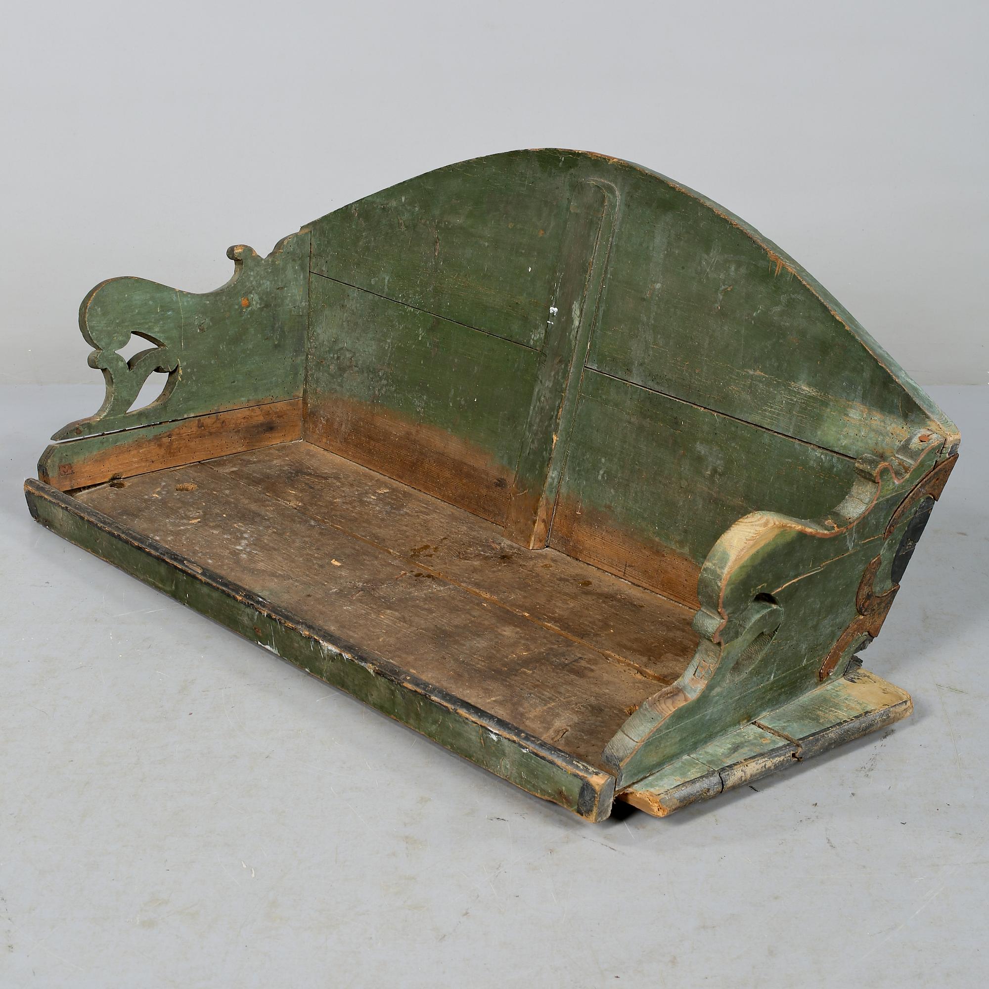 VAGNSSÄTE, allmoge, 1800-tal.