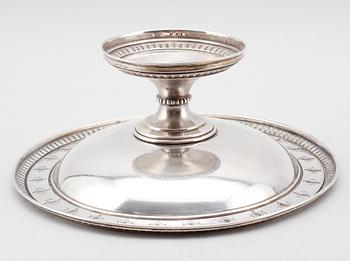 SKÅL PÅ FOT, silver, CG Hallberg, Stockholm 1885. Vikt ca 208 gram.