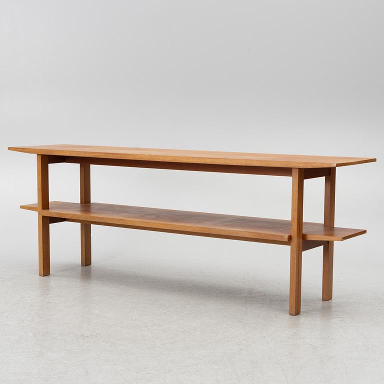 Josef Frank, a model 648 library table, Firma Svenskt Tenn, Sweden, before 1985.