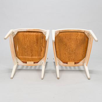 Carl Malmsten, tuoleja, 6 kpl, "Herrgården" sekä ruokapöytä.