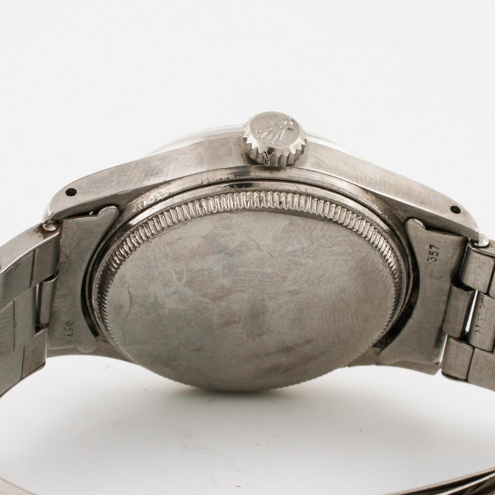 ROLEX, Oyster, Chronometer, s.k ""Big Bubbleback transitional", armbandsur, 33,5 mm.