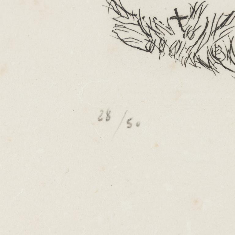 Jean Fautrier, Figure compositions, 2 pcs.