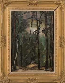 Ragnar Ungern, oil on board, signed and dated 1912.