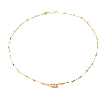 Björn Weckström, Necklace, "Diamond Bud", 18K gold, diamond, Lapponia.