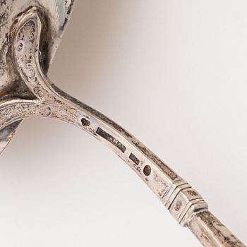 Soppslevar, 3st, silver, olika mästare, Sverige, 17/1800-tal.