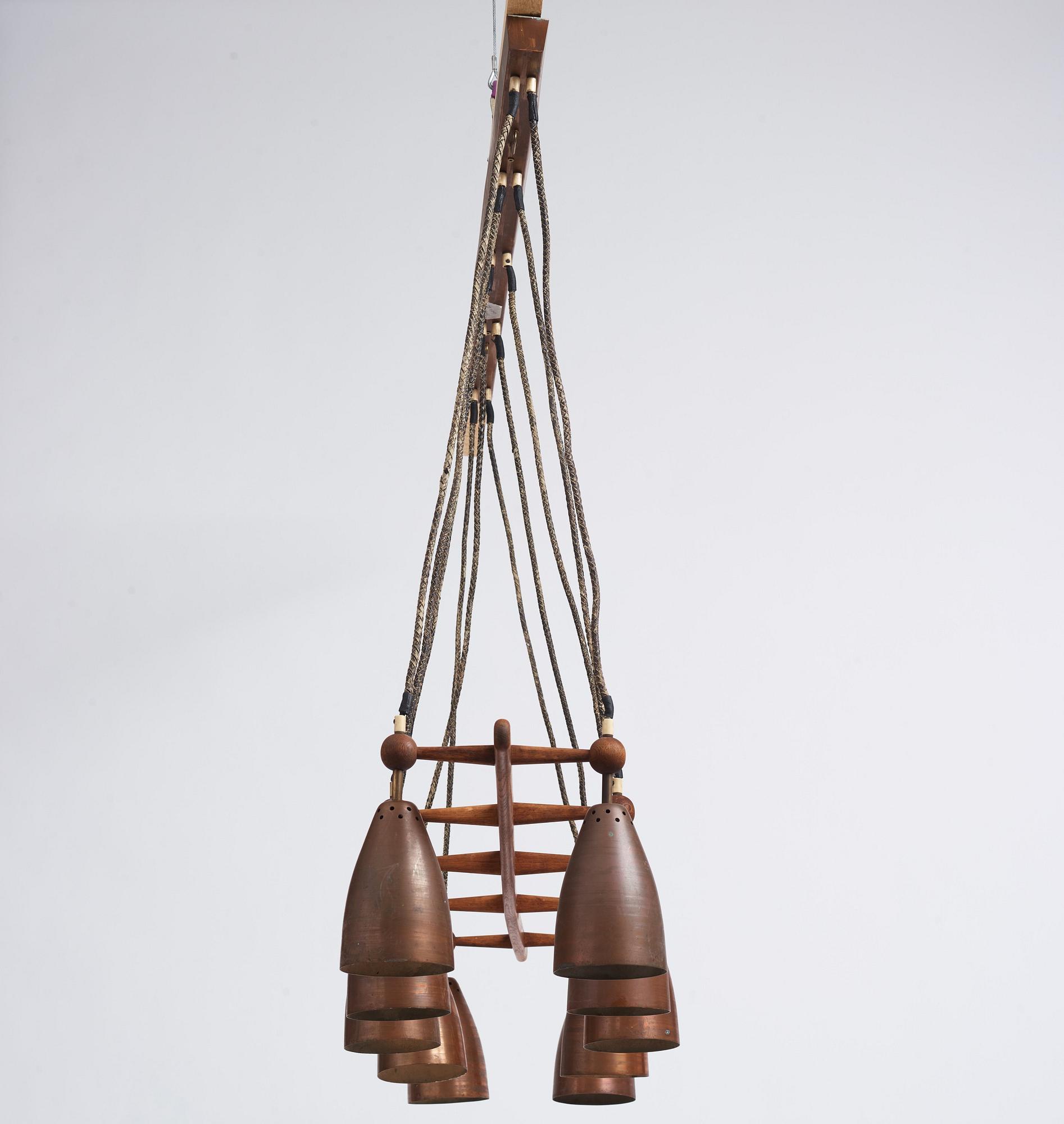 Hans-Agne Jakobsson, attributed, a ceiling lamp, Hans Agne Jakobsson AB, Markaryd, Sweden 1950s.