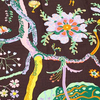 JOSEF FRANK, GARDINER, 1 par, "Hawaii", ca 234 x 121,5 cm vardera, Firma Svenskt Tenn.