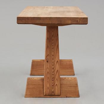 Axel Einar Hjorth, an "Utö" stained pine console table, Nordiska Kompaniet, Sweden 1930's.