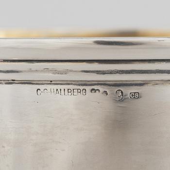 A Swedish 20th century silver tankard, mark of CG Hallberg, Stockholm 1929.