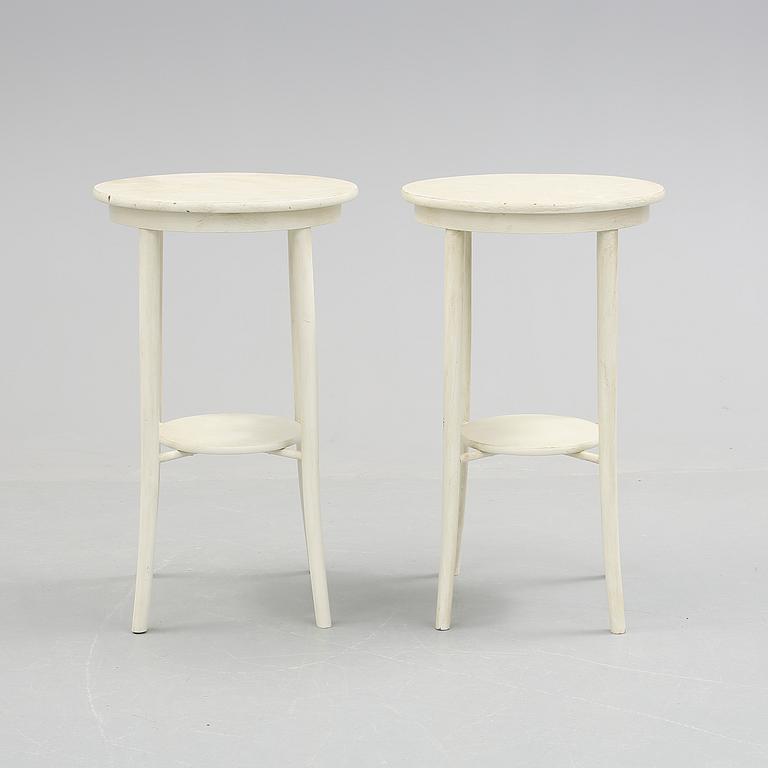 BORD, ett par. Böjträ, omkring 1900-talets början.