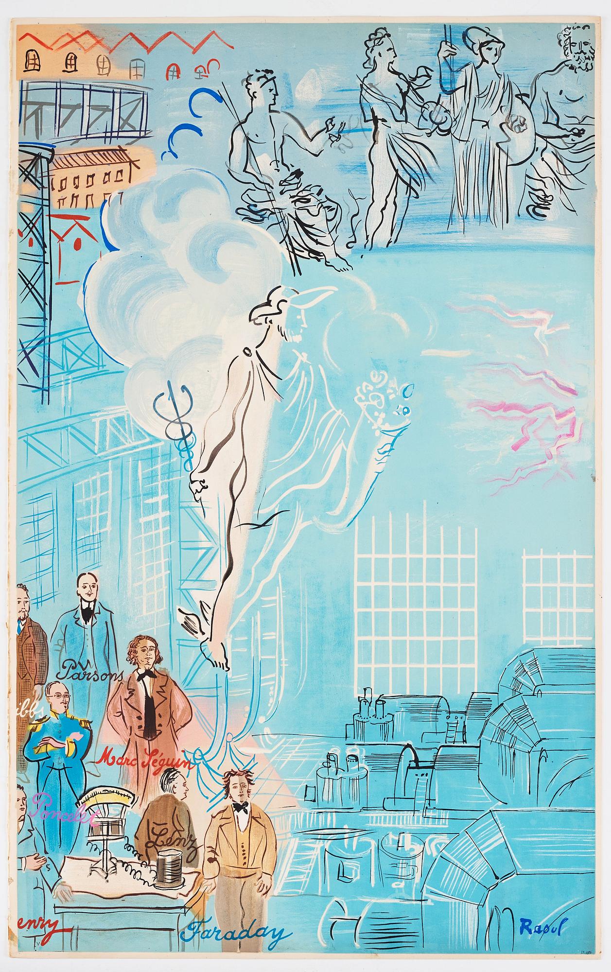 Raoul Dufy After, Portfolio "La Feé Electricité" (10).