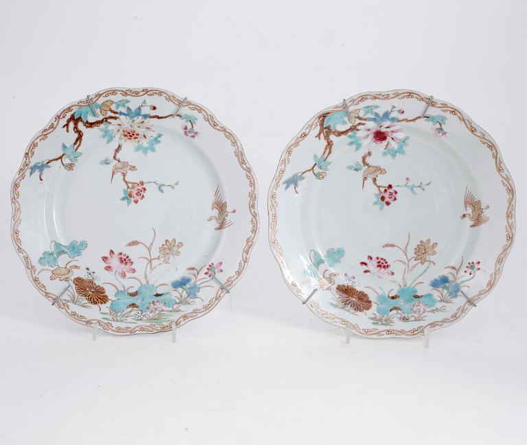 TALLRIKAR, ett par, Samson, Frankrike, omkr år 1900.