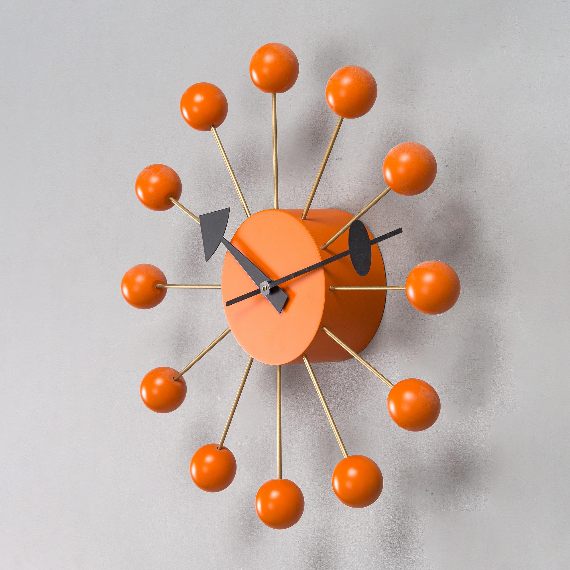 George Nelson, a 21st century 'Ball Clock' wall clock, Vitra Design Museum.