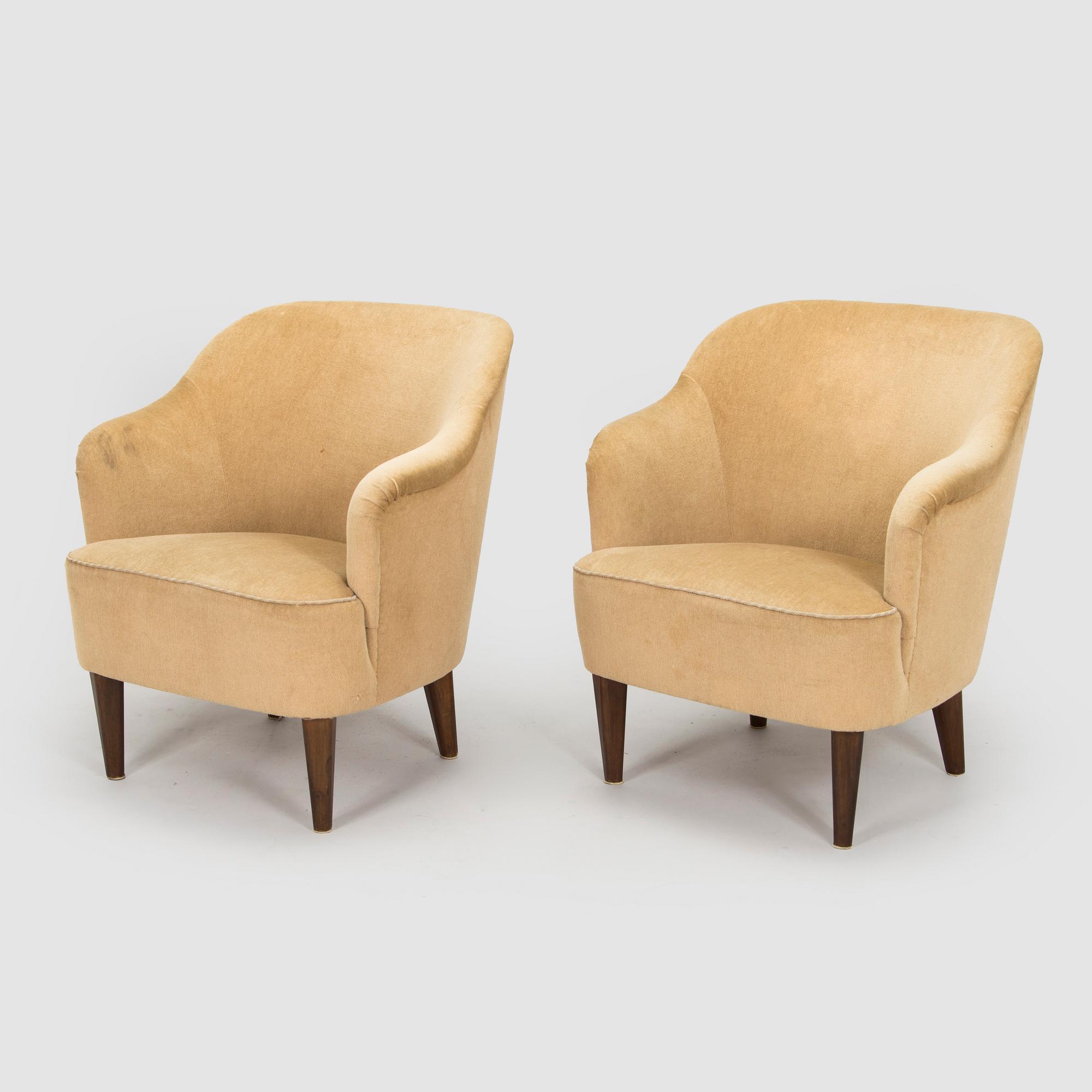 A mid-20th century armchairs.