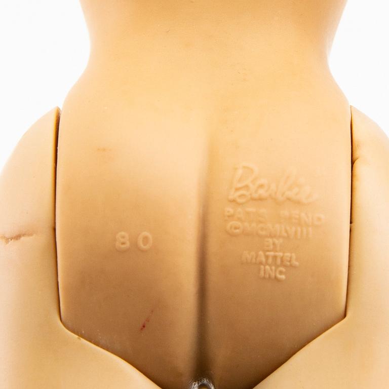 Barbie, docka, vintage "Nr. 3, Ponytail", Mattel 1960.