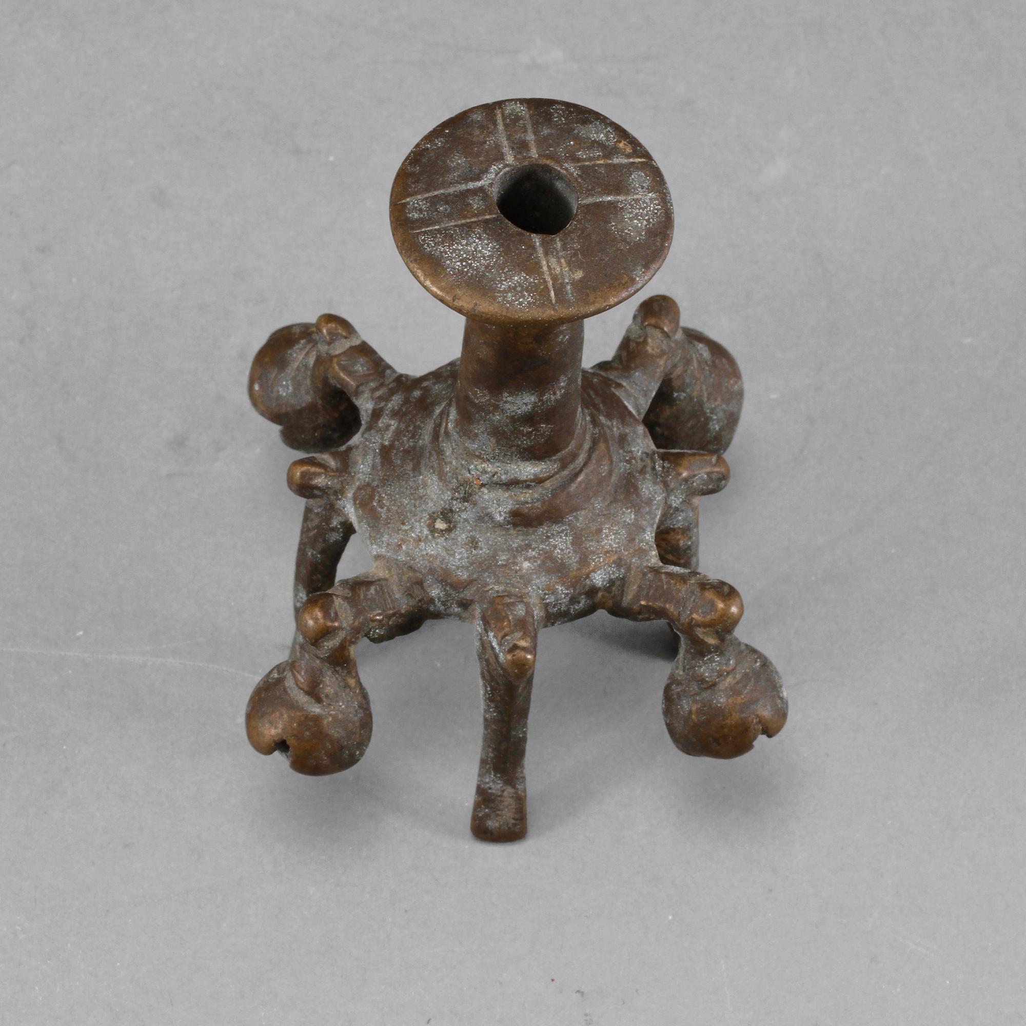 SNUS-/PARFYMFLASKA, brons, troligen Persien, 1800-/1900-tal.