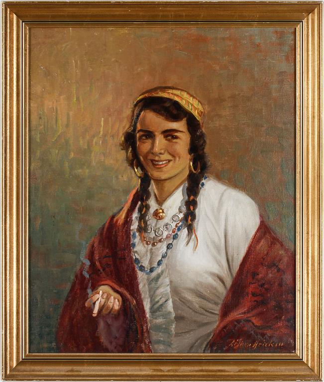 ARTHUR HEICKELL, olja på duk, signerad.